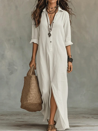 HARRIET V-NECK DRESS