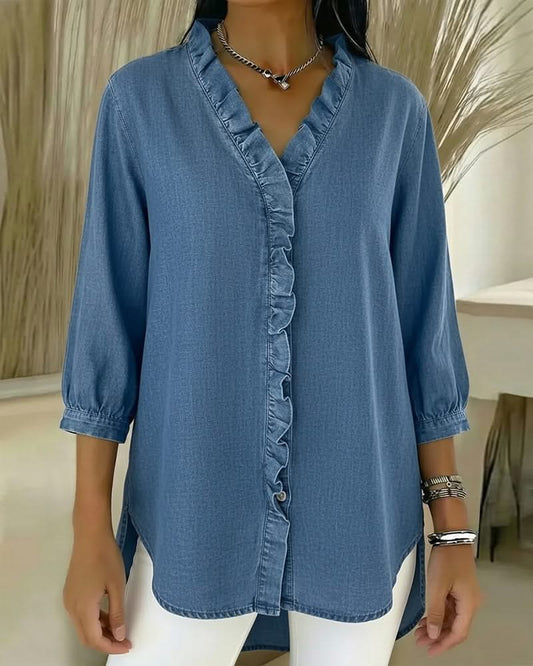 CELESTE RUFFLE TOP